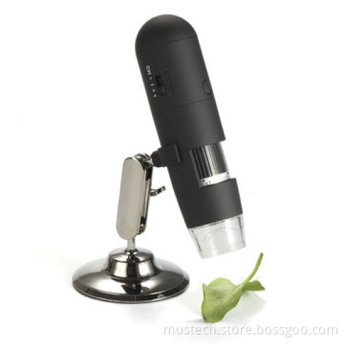 200x 2.4GHz WiFi Wireless USB Digital Microscope with 8 Adjustable LED